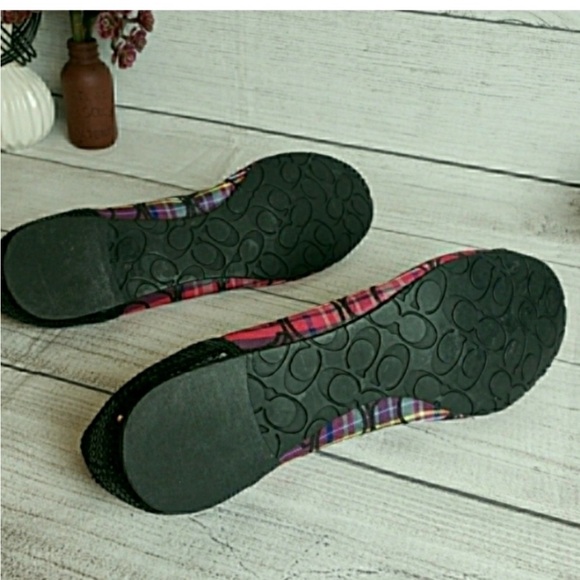 Coach Shine Embellished Flat's, Size 7.5B, women's - Picture 9 of 10